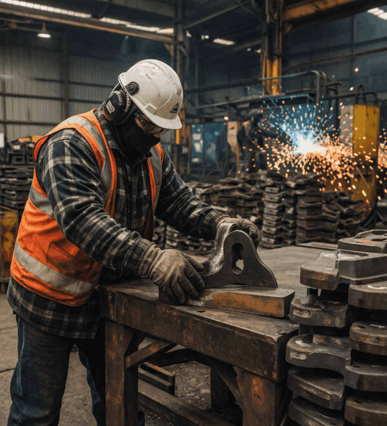 Atelier industriel metallurgie